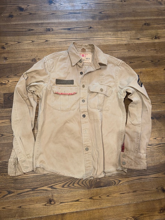 Gap 1969 Other - Men's Lightweight Beige Shirt Jacket - Casual Button-Up Layer